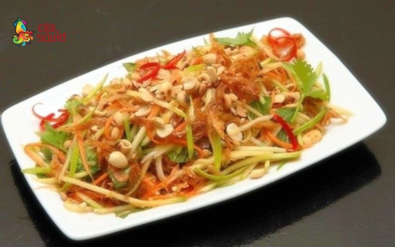 Món gỏi xoài khô mực - hương vị dân dã, gợi nhớ những kỷ niệm ngọt ngào của tuổi thơ
