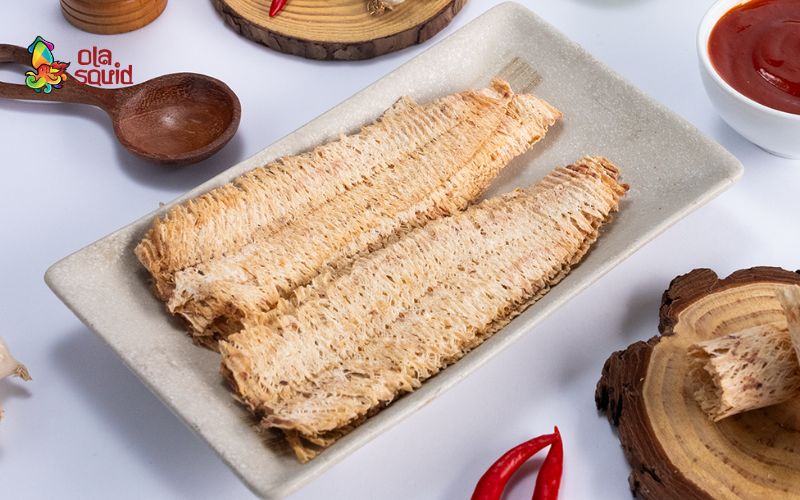 Mực cán tẩm gia vị size 200-220 con/kg không phẩm màu, hoá chất độc hại