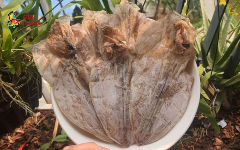 Mực khô nguyên con A4 được làm từ mực thật, không có chất bảo quản