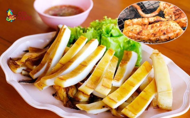 Mực 1 nắng siêu dày - vị ngọt đậm đà từ biển cả