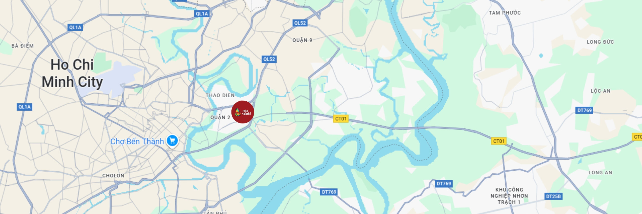 Map Ola Squid