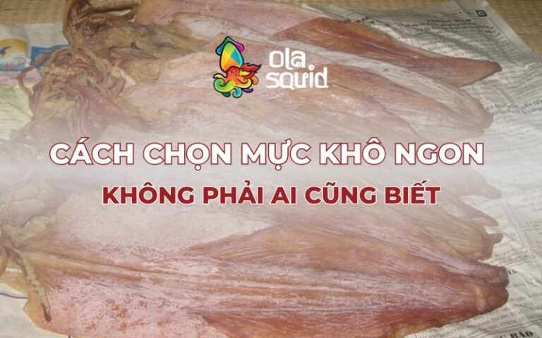 Hướng dẫn cách chọn mực khô ngon, chất lượng