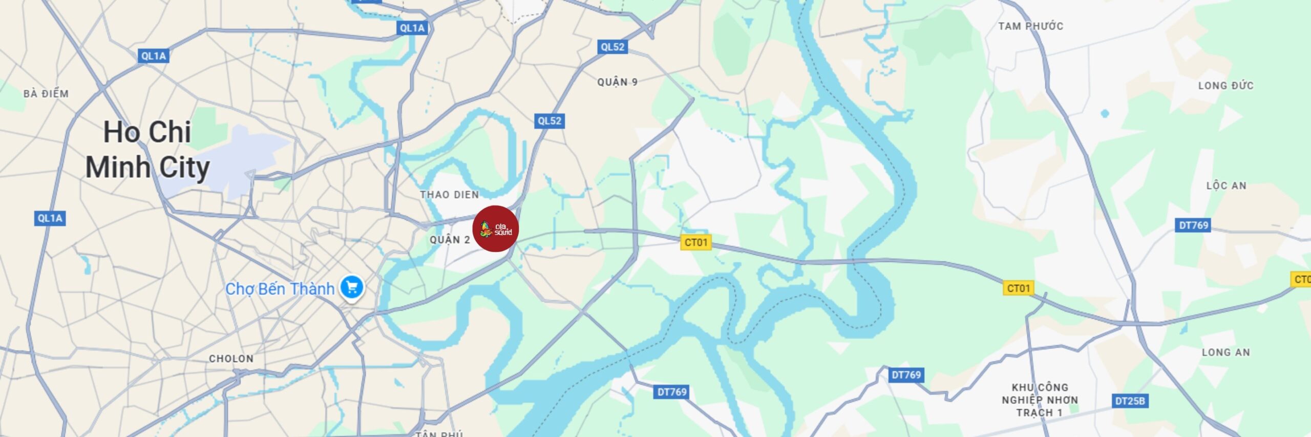 Map Ola Squid