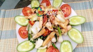 mực 1 nắng chiên nước mắm