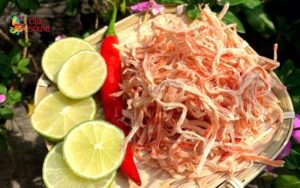 dried squid steamed with coconut water