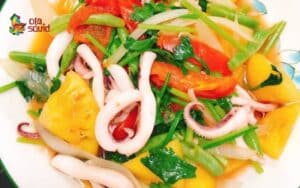 how to stir fry squid