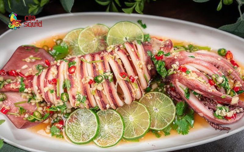 Cách làm mực hấp sả thơm ngon, giòn ngọt không tanh 5 Món mực hấp sả sốt mắm chanh lạ miệng