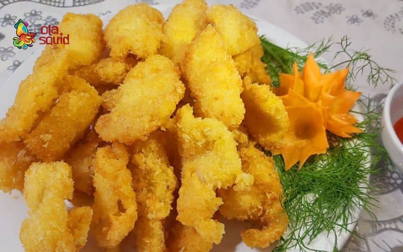 Mực nang làm gì ngon? Gợi ý các món dễ làm, chuẩn ngon tại nhà 6 Mực chiên giòn là món ngon từ mực nang được ưa chuộng