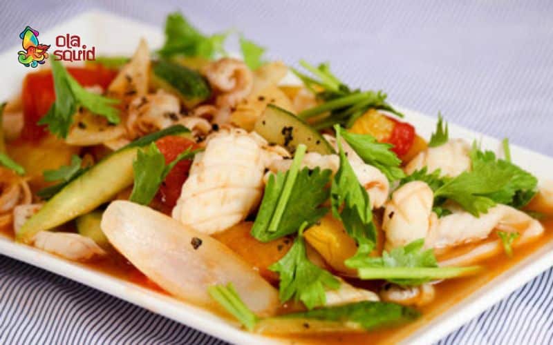 Mực nang làm gì ngon? Gợi ý các món dễ làm, chuẩn ngon tại nhà 3 Mực nang xào chua ngọt ngon mê ly