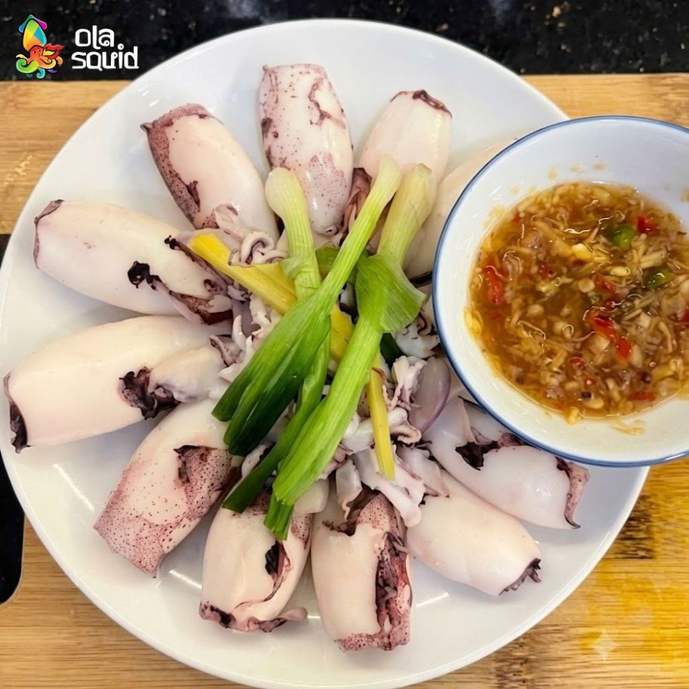 How to Steam Tiny Squid for Natural Fragrance, Crispness, and Sweetness 10 Fragrant and sweet steamed bobtail squid with ginger and scallions