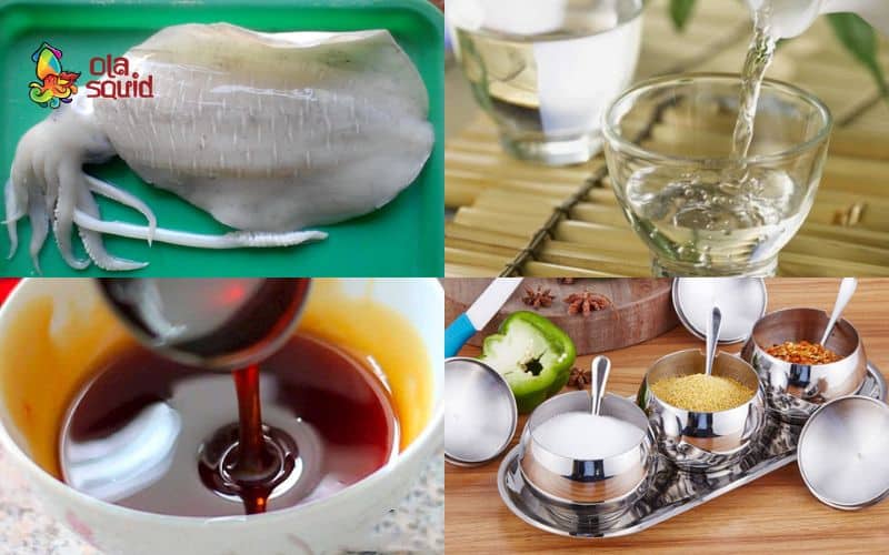 Cách làm món mực kho tiêu đậm vị, càng ăn càng mê 2 Các nguyên liệu cần có để nấu mực kho tiêu