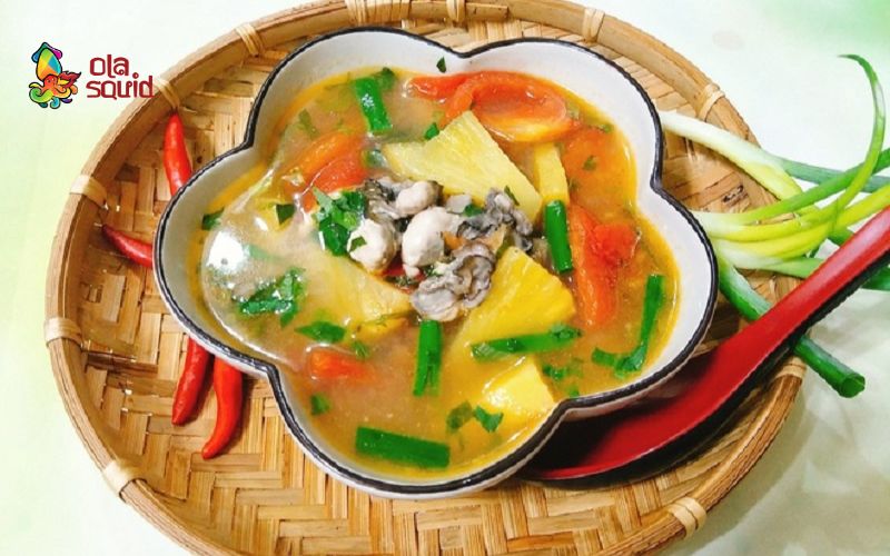 Hàu làm món gì ngon? 14 món ăn từ hàu thơm ngon, bổ dưỡng 7 Hàu làm món gì ngon? Bạn có thể thử làm canh chua hàu