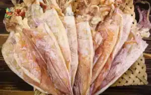 dried squid soaked in lye water