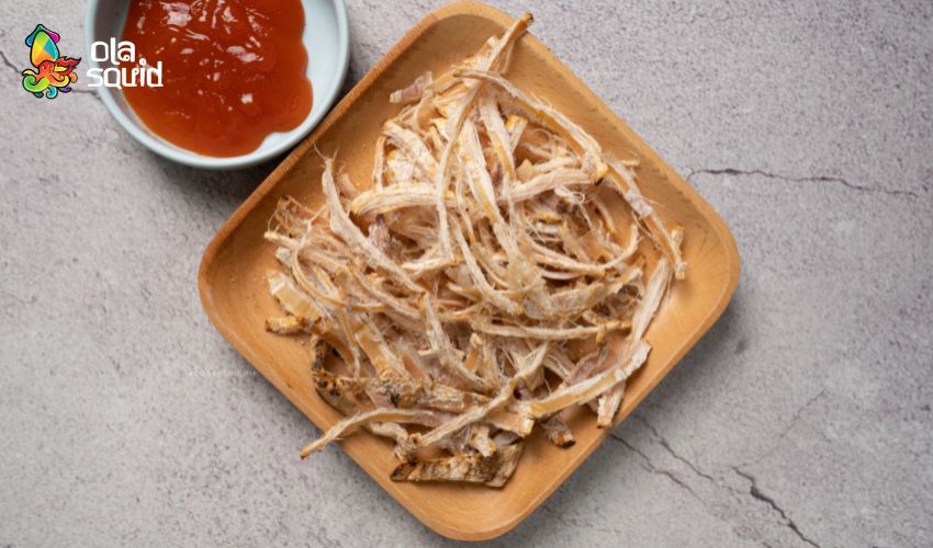 Khô mực cào là gì? Nhận biết khô mực câu và khô mực cào 4 Mực cào nướng