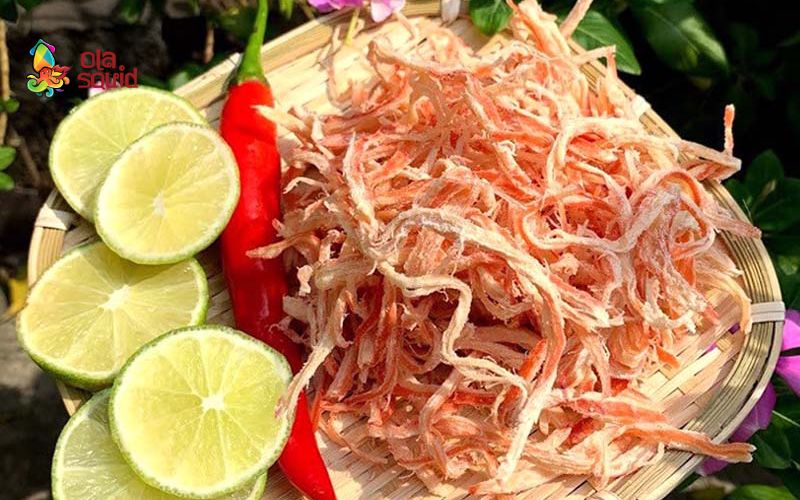 Hướng dẫn cách làm mực hấp nước dừa thơm khó cưỡng 5 Khô mực xé sợi hấp nước dừa không bị dai, càng ăn càng ghiền