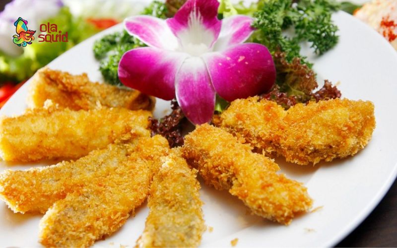 Tất tần tật về mực một nắng Côn Đảo tươi ngon 4 Mực một nắng chiên giòn rụm và thơm ngon (Nguồn ảnh: Internet)