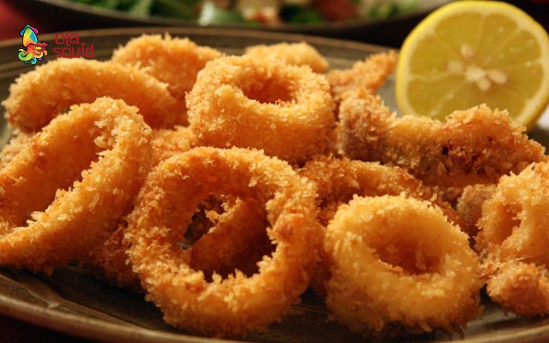 Cách làm mực xào cần tỏi thơm ngon, không bị tanh 5 Mực chiên giòn