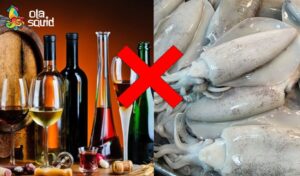 Mực kết hợp với cồn sẽ làm tăng lượng purin trong cơ thể