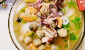 Bánh canh tôm mực