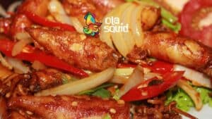 mực trứng chiên nước mắm