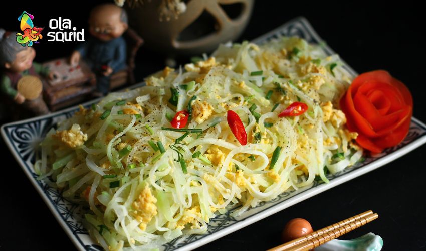 Công thức làm mực xào su hào giòn ngọt, nhanh gọn tại nhà 11 Su hào xào trứng