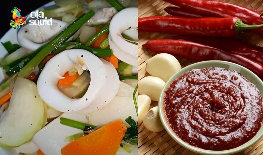 Công thức làm mực xào su hào giòn ngọt, nhanh gọn tại nhà 6 Mực xào su hào cay