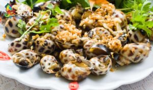 Ốc hương cháy tỏi