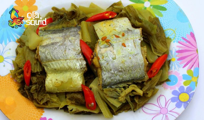 Cá hố làm món gì ngon? Bật mí 10 công thức chuẩn vị gia đình 7 Cá hố kho dưa cải