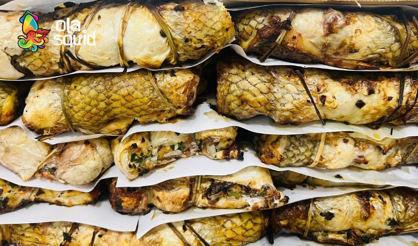 Cá mối làm món gì ngon? Top 10 món ăn ngon từ cá mối dễ làm, hao cơm 5 Cá mối nướng mỡ hành