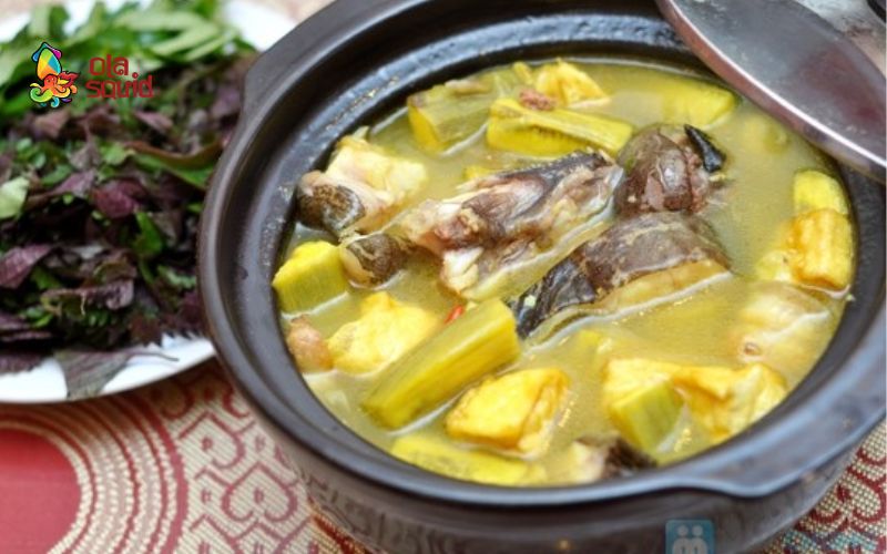 Cá nhám làm món gì ngon? Tổng hợp 12 món ngon bổ dưỡng 11 Cá nhám om chuối ngon khó cưỡng