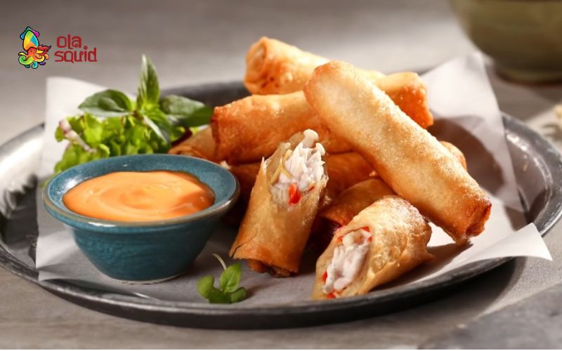 Cá lóc làm món gì ngon? Tổng hợp các công thức dễ làm 14 Chả giò cá lóc giòn rụm