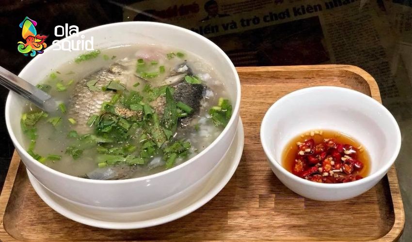 Cá diếc làm món gì ngon? 15 cách chế biến cá diếc thơm ngon, đậm vị 13 Cháo cá diếc