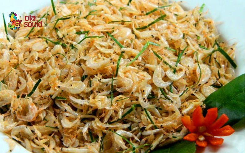 Tép khô làm món gì ngon? 14 món dân dã mà cực đưa cơm 5 Tép khô rang lá chanh ăn là mê