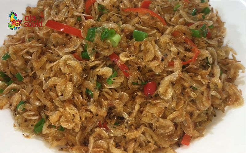 Tép khô làm món gì ngon? 14 món dân dã mà cực đưa cơm 4 Tép khô rim tỏi ớt hấp dẫn