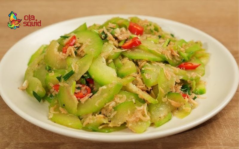 Tép khô làm món gì ngon? 14 món dân dã mà cực đưa cơm 6 Tép khô làm món gì ngon? Bạn có thể tham khảo món tép khô xào bí xanh