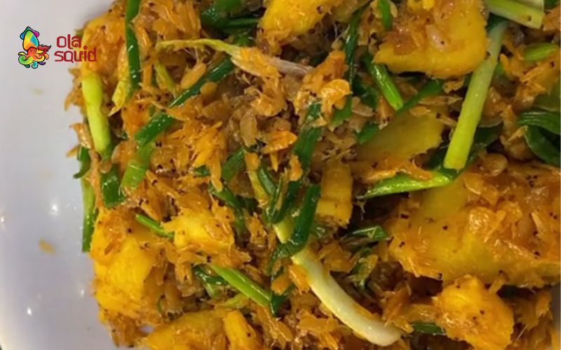 Tép khô làm món gì ngon? 14 món dân dã mà cực đưa cơm 8 Tép khô xào dứa (thơm) ngon tuyệt