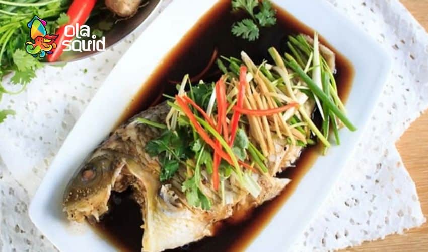 Bật mí cách làm cá hấp xì dầu chuẩn vị, không bị tanh 4 Cá hấp dầu hào