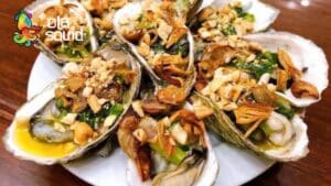 Cách làm hàu nướng mỡ hành thơm ngon