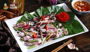 Super Delicious Grilled Squid with Betel Leaves - Authentic Hometown Flavor