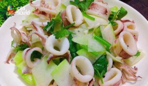Crispy Sweet Stir-Fried Cabbage & Squid Recipe - Quick & Easy at Home
