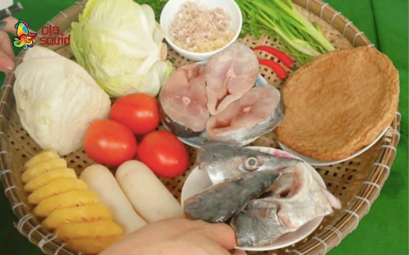 Cách nấu bún chả cá Đà Nẵng dễ làm, ai ăn cũng mê 1 Các nguyên liệu cần chuẩn bị để nấu bún chả cá