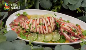 How to Make Irresistibly Spicy and Sour Steamed Squid Thai Style