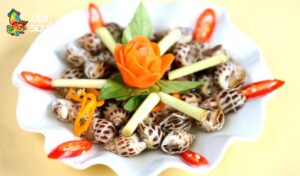 ốc hương hấp sả
