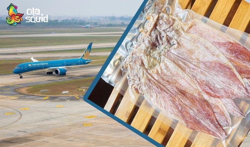 Mực khô có được mang lên máy bay không? Quy định mới nhất bạn cần biết 2 Vietnam Airlines cho phép mang thực phẩm khô trong hành lý xách tay và ký gửi