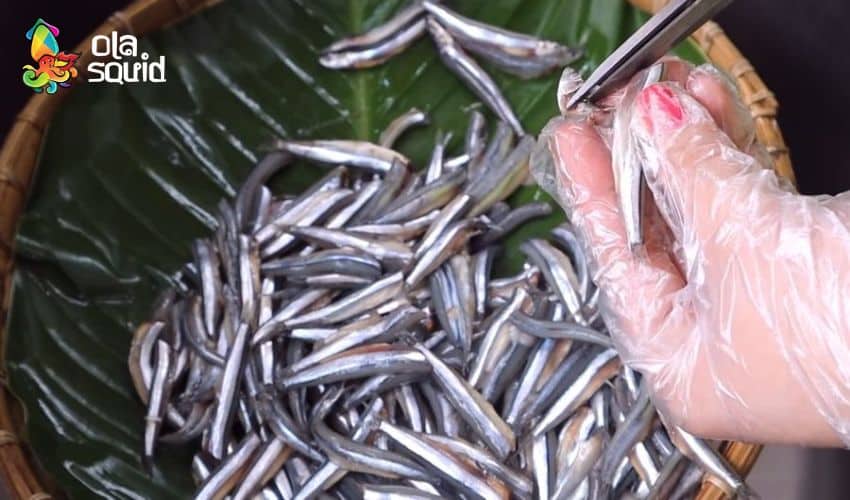 วิธีทำปลาฉิ้งฉ้างเคี่ยวรสเข้มข้น อร่อยแบบต้นตำรับทำเองที่บ้าน 2 เด็ดหัวและควักไส้ปลาฉิ้งฉ้างเพื่อหลีกเลี่ยงรสขมและล้างผ่านน้ำเกลือ