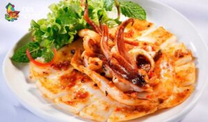 mực nướng mọi