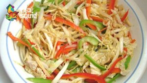 Cách làm mực khô xào bắp cải ngon khó cưỡng