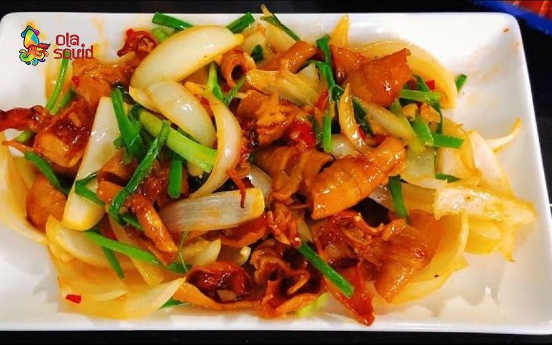 Cách làm khô mực chiên nước mắm hành tây chuẩn vị, giòn ngon 3 Mực khô chiên nước mắm hành tây thơm ngon khó cưỡng