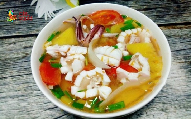 Cách nấu canh chua mực ngọt thanh tại nhà cho ngày hè 3 Cách nấu canh chua mực đơn giản mà cực kỳ đưa cơm