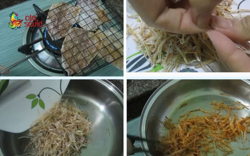 Cách làm gỏi mực khô đu đủ giòn ngon, đúng vị 3 Sơ chế mực khô đúng cách để không có mùi tanh